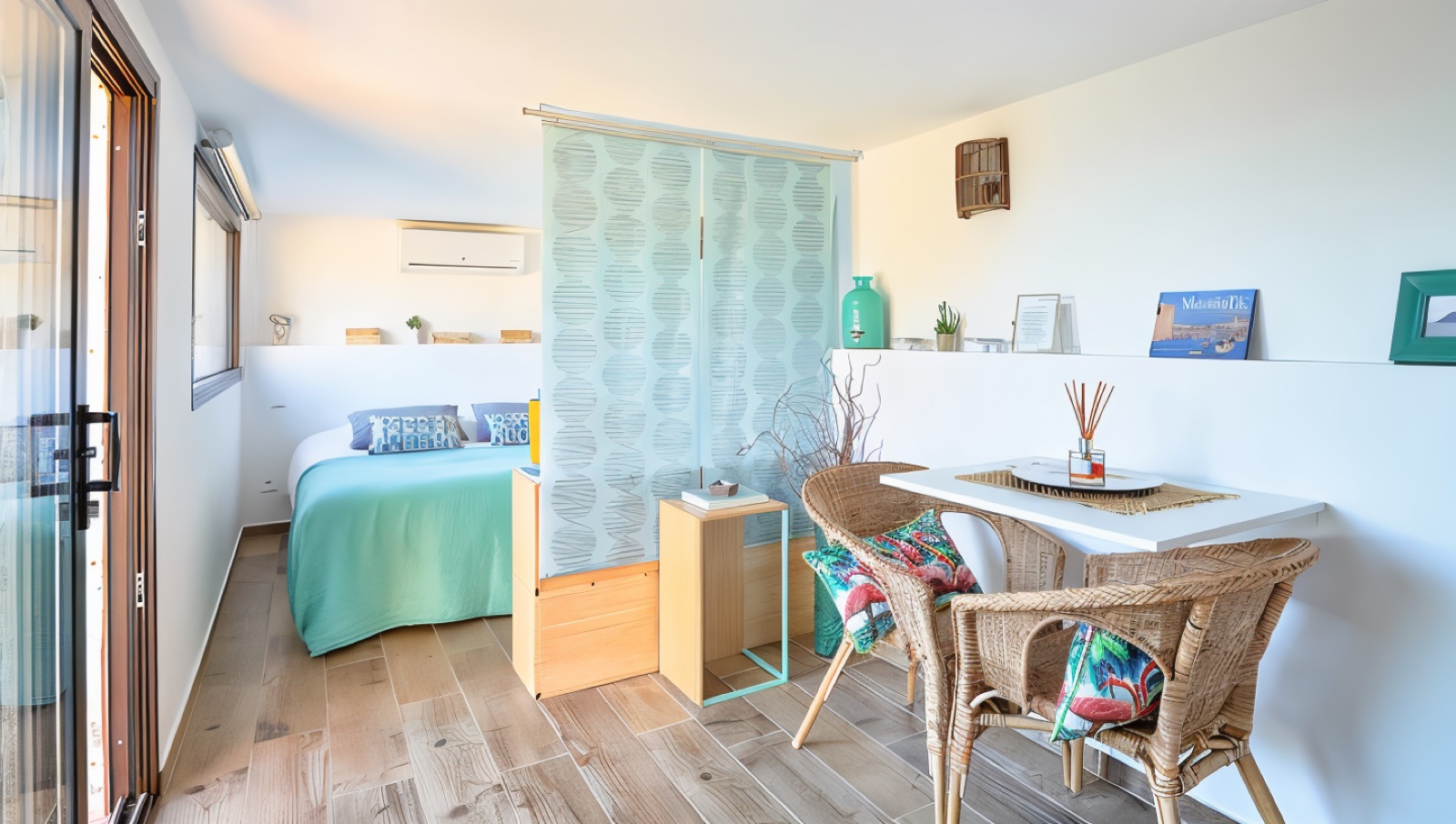 Chambre Turquoise